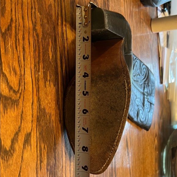 Rare FRYE Deadstock Black Leather Mustang Boots - Picture 6 of 7